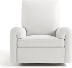 Storkcraft Sorrento Deluxe Power Recliner Swivel Glider – Premium Electronic Nursery Rocking Chair, Oeko-TEX 100 Certified, Includes Dual-USB Charging Port with USB-A & USB-C (Ivory Basketweave)