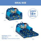 Delta Children - Toy Story Cozee Buddy Flip-Out Kids Chair, Blue