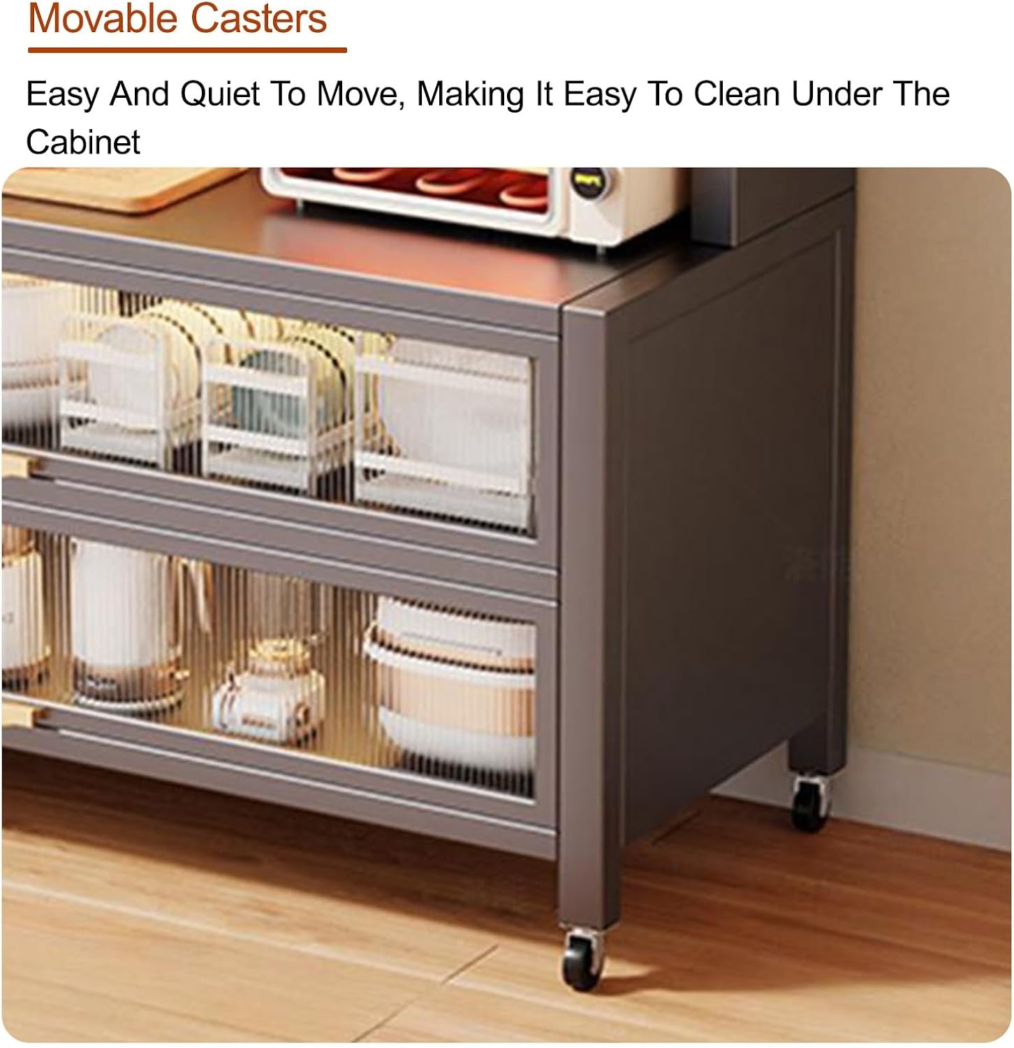 Kitchen Pantry Cabinet, Hutch Cabinet with Storage， Freestanding Cupboard, Tall Storage Cabinet with Adjustable Shelves, for Kitchen Living Room and Dinning Room(White,160x80cm/63x31.5in)