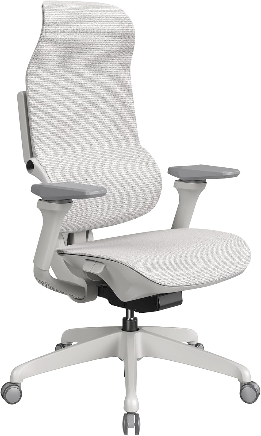 Sunaofe Morph Classic Ergonomic Office Chair - Adjustable Lumbar Support, 7D Armrests, 140° Recline, Breathable Mesh, 300lb Capacity, BIFMA Certified, 5-Year Warranty Grayish