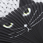 Cat Folding Fan, Japanese Style Hand Held Fan, Portable Cooling Blower with Distinctive Cat Pattern, Ideal for Keeping Cool, Dancing, Weddings, Parties & Gifts