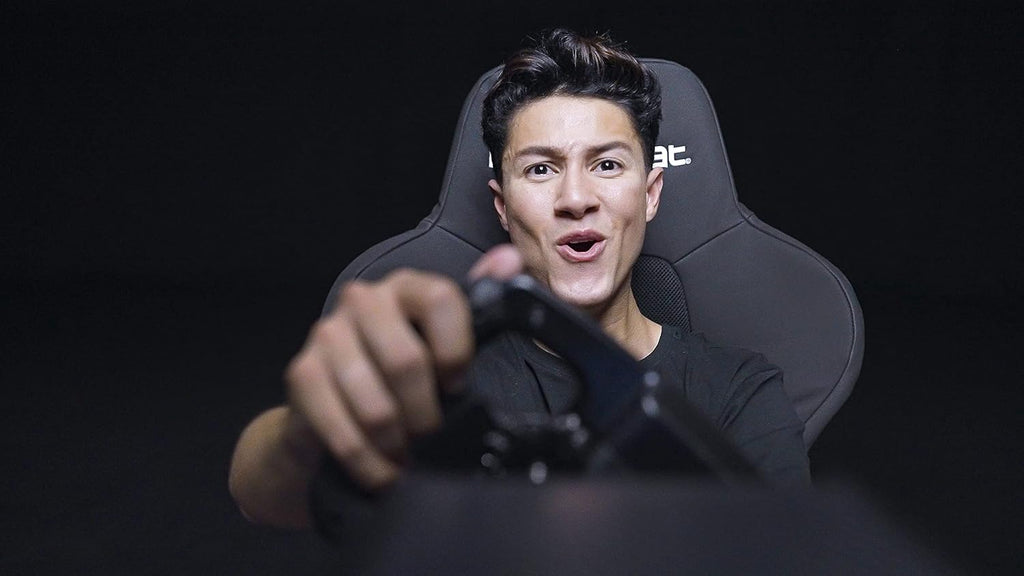Trophy Sim Racing Cockpit | High Performance Racing Simulator Cockpit | Supports Direct Drive | Compatible with All Steering Wheels & Pedals on the Market | Supports PC & Console | Black