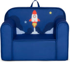 Delta Children Mix & Match Cozee Kids Chair with Interchangeable Patches, Space