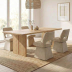 VKNOW Upholstered Swivel Dining Chairs Set of 4, Modern Dining Room Chairs with Open Back, Chenille Fabric Kitchen Chairs for Dining Room, Living Room, Bedroom, Vanity, Khaki