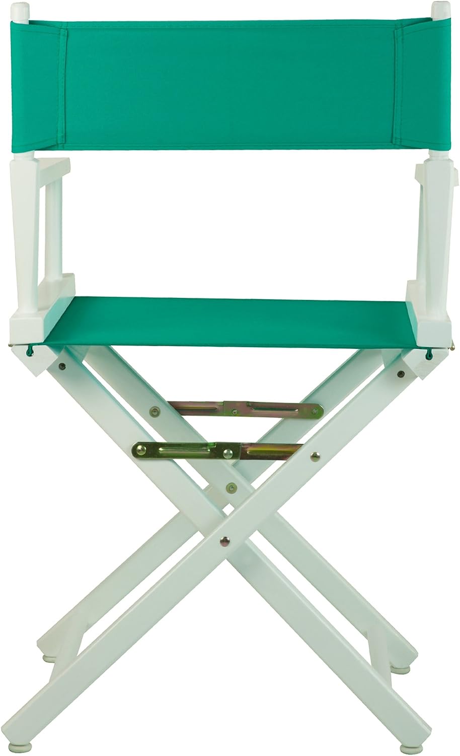 Casual Home 18" Director's Chair White Frame with Teal Canvas