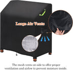 Klmnop Outdoor Garden Potting Bench Table Cover, Waterproof & Windproof Cover for Garden Potting Table, Cabinet & Planting Workstation, UV Resistant(47"W x 20"D x 47"H)