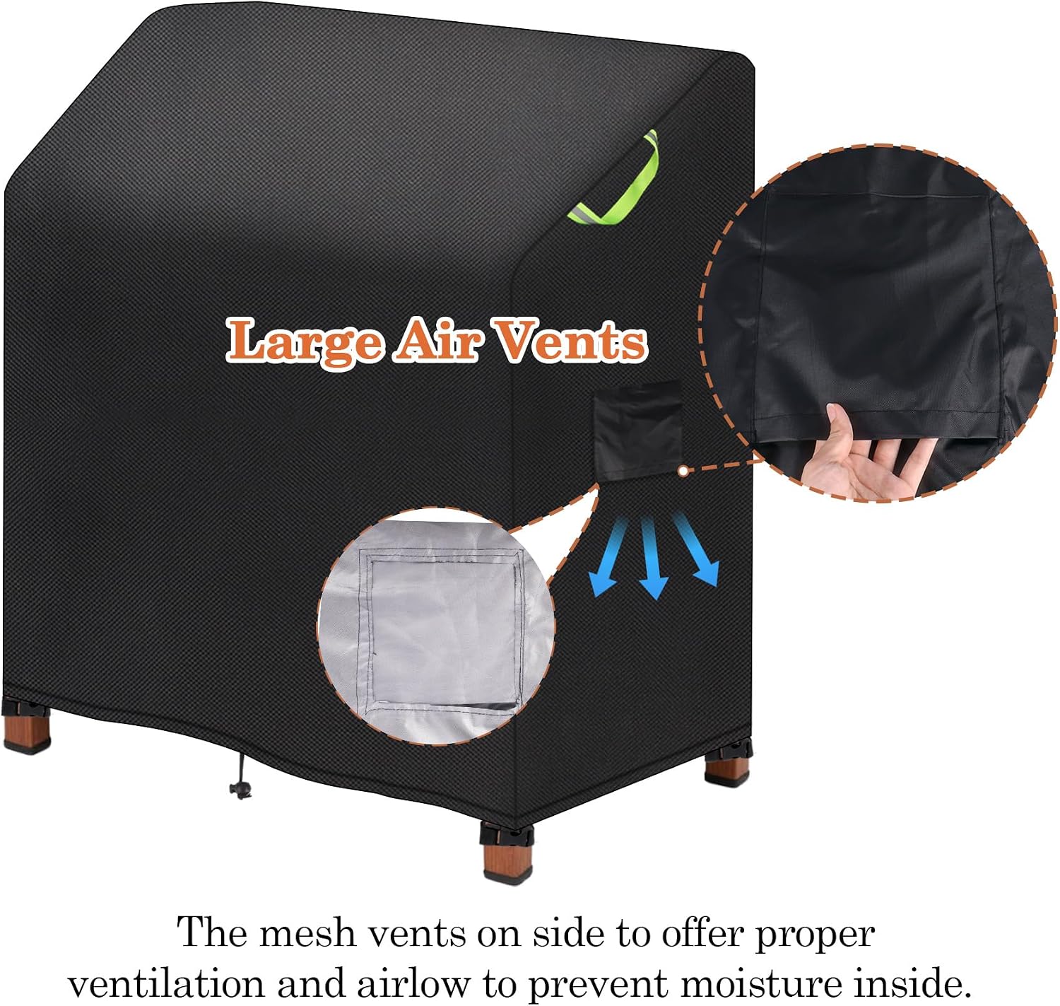 Klmnop Outdoor Garden Potting Bench Table Cover, Waterproof & Windproof Cover for Garden Potting Table, Cabinet & Planting Workstation, UV Resistant(47"W x 20"D x 47"H)