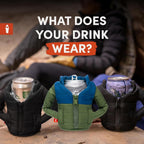 Puffin - The Puffy Jacket - Insulated 12 oz Can Cooler I Beer Bottle & Soda Can Insulator, Keep Drinks and Beverages Cold (Olive Green & Sailor Blue V25)