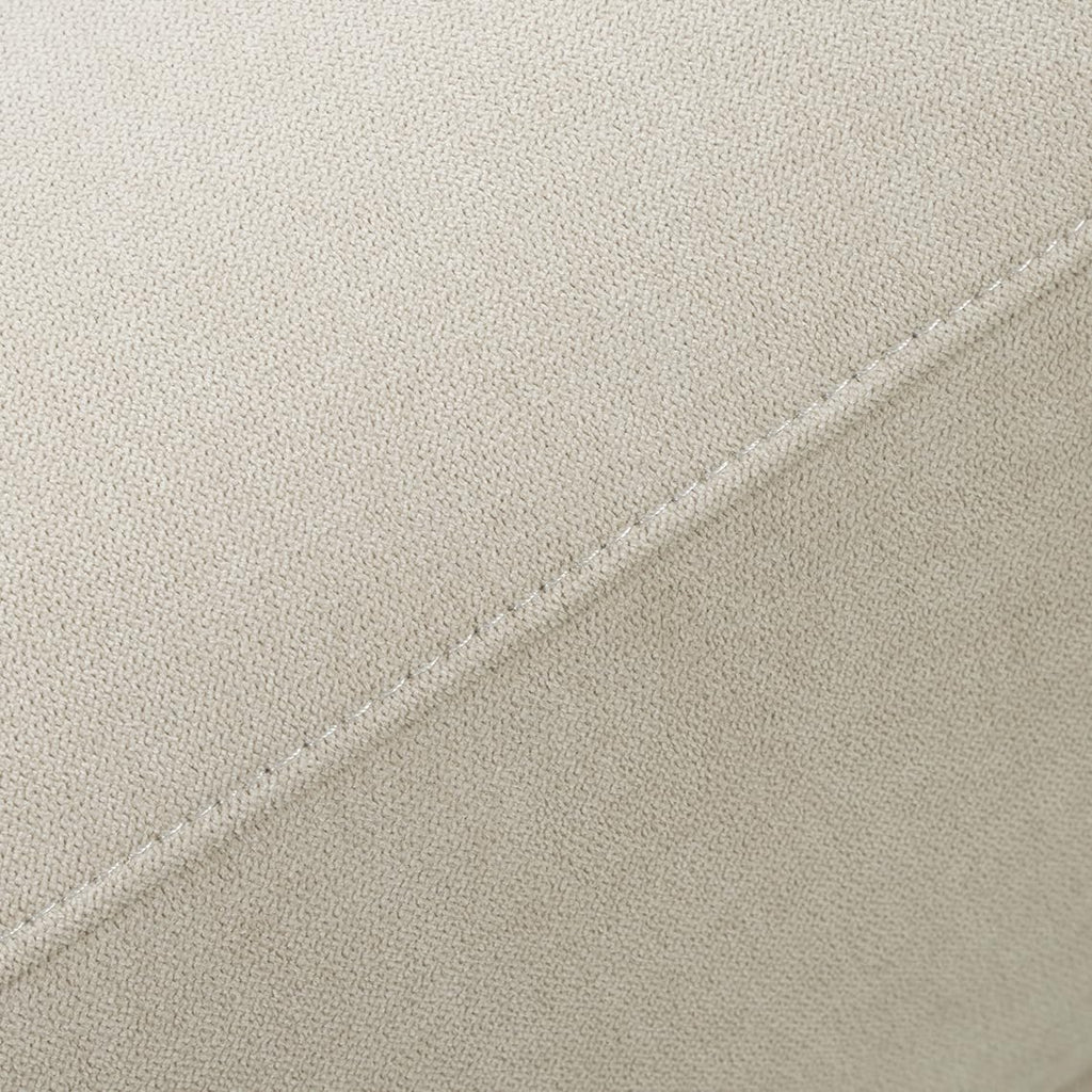 Nurture& Gliding Ottoman - Premium Ottoman Footrest for Nursery or Living Room, Features Premium, Stain-Resistant Performance Fabric in a Sleek, Smooth Glide Design. (Ivory)