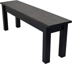 Dark Walnut and Black Bench (24)