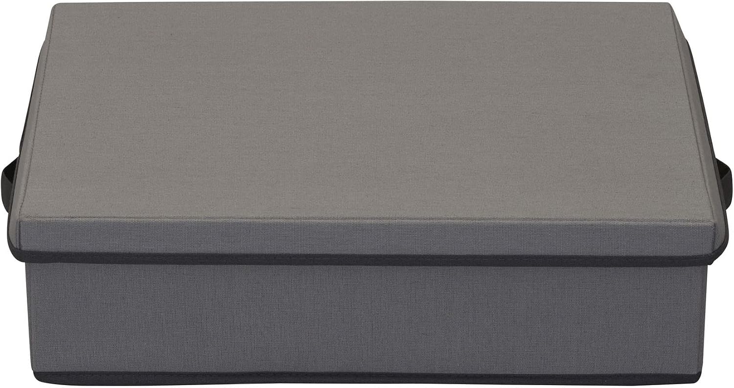Household Essentials Platter Storage Chest, Gray