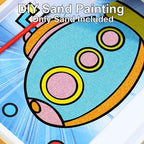 0.85LB White Adult Sand Art for Bottles, Art Sand Assortment Decorating Adhesive Sand Art Pictures, Fine Sand for DIY Sand Painting, Colored Sand Arts for Wedding Decoration