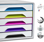 Smoove Desktop Module 5 Drawers