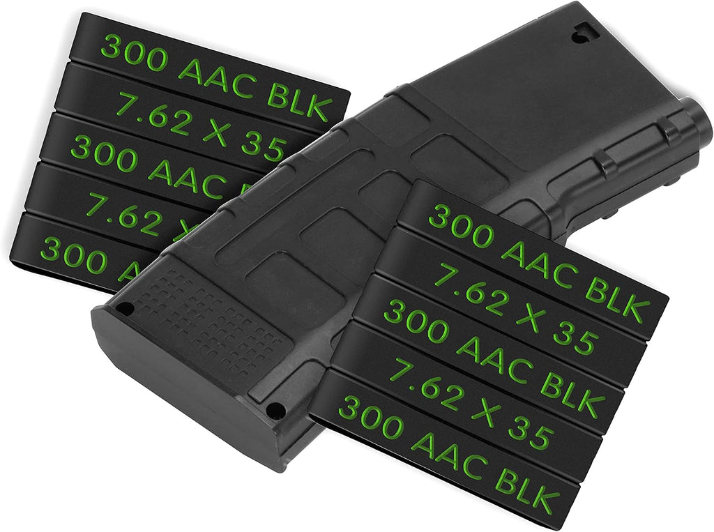 Ideagle 300 Blackout Magazine Marking Bands, 10 Pack 300 AAC BLK 7.62 X 35 mm