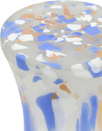 First of a Kind Side Table in Multi Glass
