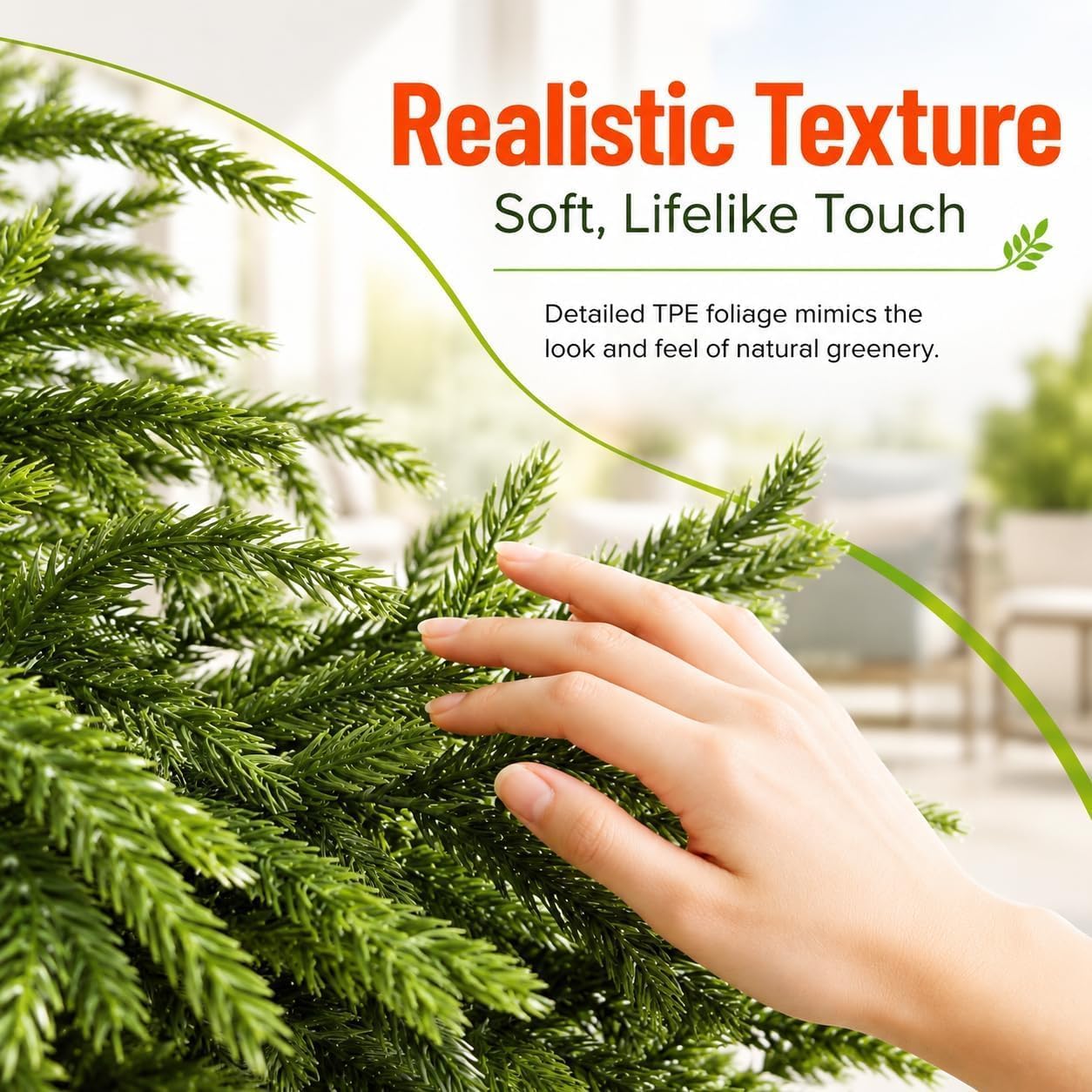 2Pack 3FT Artificial Topiary Trees for Outdoor, UV Resistant Realistic Faux Pine Shrubs Plants, Indoor Fake Trees for Home Offices Front Porch Decor