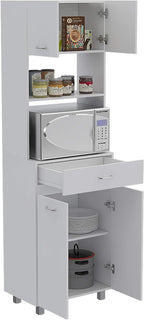 Bottom Two-Door Cabinet,Sideboard,Buffet Cabinet,Spacious Top Surface,Space-Saving Kitchen Furniture,White