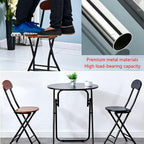 Modern Kitchen Barstools, Stacking Chairs, Video Game Chairs, Folding Stools, for Wedding, Banquets, Celebrations, Dinning, Office(Brown Woodgrain)