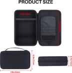 Lebakort Storage Case Compatible with MEGATEK 12.5" / Pofoto 12.5" / WONNIE 12.5" / ieGeek 12.5" / DBPOWER 12" Portable DVD Player (Black, for 12-12.5 Player)