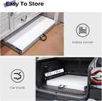 Byliable Folding Table 6ft Portable Heavy Duty Plastic Fold-in-Half Utility Foldable Table Plastic Dining Indoor Outdoor for Camping, Picnic and Party, White