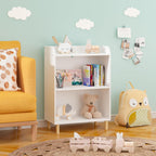 3 Tier Bookcase, Book Display, Bookshelf Toy Storage Cabinet Organizer for Room, Playroom, Nursery