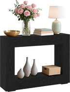47 in Farmhouse Entryway Table, Farmhouse Console Table, Storage Rustic Sofa Tables for Hallway, Foyer, Living Room, Bedroom