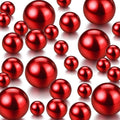 Hicarer 120 Pcs Valentines Day Vase Filler Red Water Beads 3 Sizes Floating Beads for Vases Candle Holder Holiday Romantic Table Centerpieces Bedroom Decorations, 14/20/30 mm (Red)
