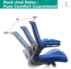 Naomi Home Serena Mesh Chair Blue/Black