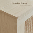 51.2" Storage Chest Extra Large,Storage Bench with 2 Safety Hinges,Wooden Shoe Bench,51.2x15.7x18.3 Inch,Easy Assembly,Storage Bench for Bedroom,Living Room,entryway(White Cream)