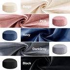 3 Ft Bean Bag Chair, Memory Foam Bean Bag Chairs for Adults with Filling, Round Bean Bag Sofa with Filler Included, Beanbags with Soft Dutch Velvet Fabric,3 Foot, Dark Grey