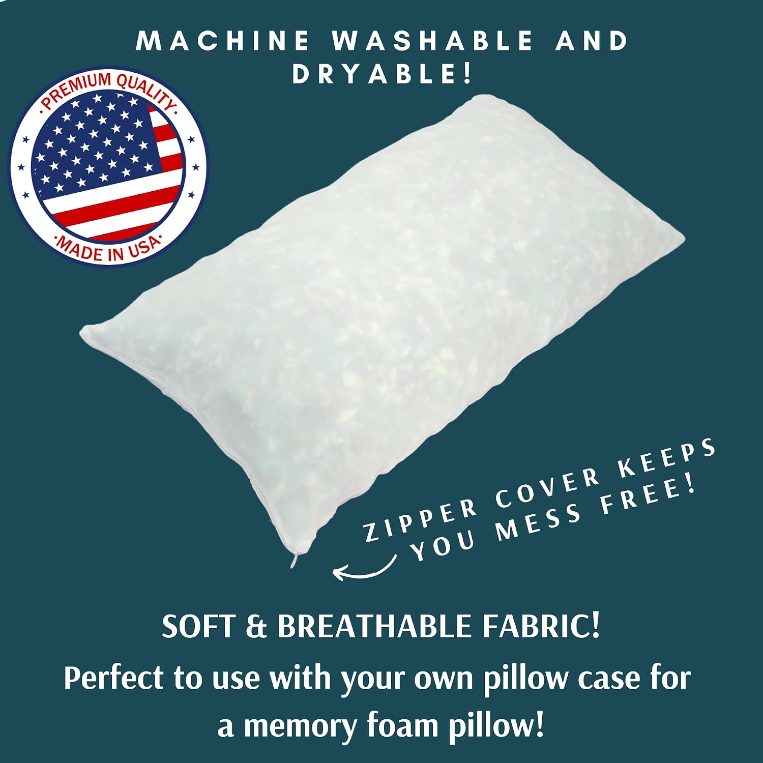 Sleep Touch - Shredded Memory Foam (40 Pound), Made in USA, Bean Bag Refill, Stuffing for Couch, Filler for Chair and Pillow, Filling for Cushions.