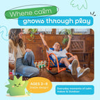 Kids Rocking Chair – Sensory Rocker for Kids Ages 3-8 – Calming Chair for Autism & Sensory Play – Indoor Rocker for Focus, Relaxation & Quiet Time