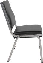 BizChair 950 lb. Rated Black Antimicrobial Vinyl Bariatric Medical Reception Chair