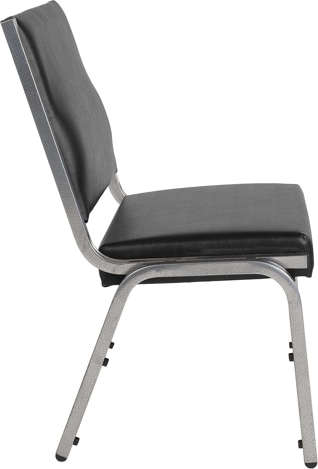 BizChair 950 lb. Rated Black Antimicrobial Vinyl Bariatric Medical Reception Chair