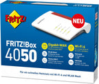 FRITZ!Box 4050 wireless router Dual-band (2.4 GHz / 5 GHz) Gigabit Ethernet Black,White