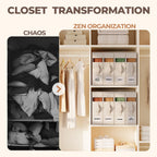 8Pack Linen Sheet Organizers for Linen Closet - King/Queen Size Bedding Storage Boxes with Clear Window | Foldable, Dustproof Sheet Storage Organizer for Blankets & Sheet Sets,Off-white