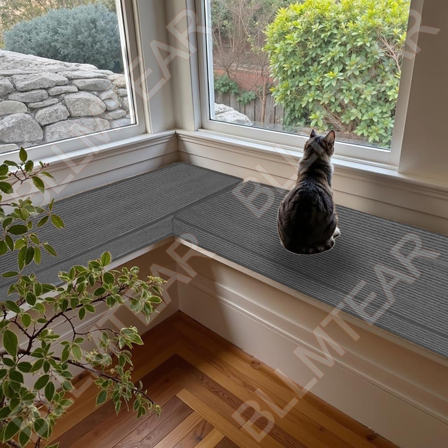 Anti Slip Bay Window Seat Cushions 2 3 4 Seater Indoor Sofa Furniture Cushions Kitchen Dining Room Bench Pads Patio Porch Seat Pads with Removable Cover(2,35x75cm)