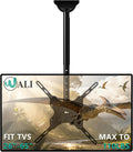 WALI Ceiling TV Mount for 26-65 Inch LCD LED OLED 4K TVs, Hanging Pole Ceiling Mount TV Bracket Up Down, TV Ceiling Mounts for Gym Patio Gazebo, up to 110 lbs, Max VESA 400x400mm (CM2665), Black