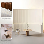 Paper Room Divider, Folding Privacy Screen, Portable Accordion Paper Partition for Temporary Space, Home Office, Events, Exhibitions, Easy Setup No Tools Needed (Style-B)
