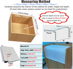 Custom Plastic Roll Up Tambour Storage Cabinet Doors for Kitchen/Garage/Campervan
