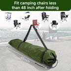 Xxerciz Camping Chair Replacement Bag 48 Inches Folding Chair Carry Bag with Adjustable Shoulder Strap Nylon Storage Tent Bag Heavy Duty Chair Bag for Travel Camping Sports (Exclude Chair)