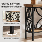Tribesigns 70.9-Inch Narrow Sofa Table, FarmhouseLong Sofa Table Behind Couch, Entry Console Table with Storage for Entryway, Living Room, Foyer, Unique Design, Oak