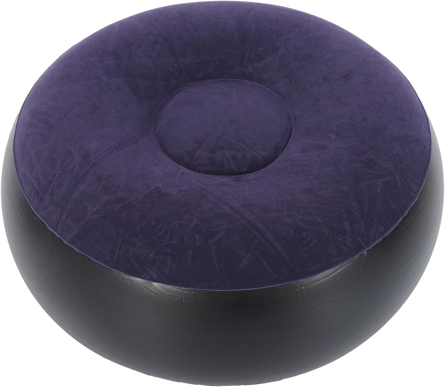 Round Footrest Stool, IndoorOutdoor Camping Outdoor Mattress Inflatable Ottoman for Camping Backyard Patio Garden Home