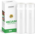 FRESKO Vacuum Sealer Bags Rolls with Write-On Labels, 11" x 20' 2 Pack Bags, BPA Free, Heavy Duty, Customized Size for Food Storage and Sous Vide