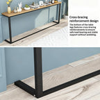 Home Radiator Cover Shelf, Over Radiator Table, Sofa End Computer Desk Coffee Snack Tall Console Tables for Living Room or Corridor(Black,80x80x20cm)