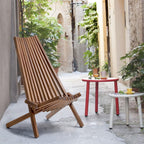 Folding Wood Chair, Outdoor Wooden Patio Chair and Garden Lounge Seat, Foldable Seating for Backyard Porch Deck Lawn Balcony Camping Picnic Use