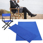 Uxsiya 2 Pcs Chair Canvas Replacement Canvass Director Chair Canvas Replacement for Daily Use Home Supplies Blue