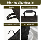 Folding Chair Cover,Water Resistant Folding Chairs Storage Bag with Handles for Metal,Plastic and Wood