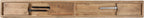 EMMA + OLIVER 8' x 12" Antique Rustic Solid Pine Folding Farm Bench with 3 Legs