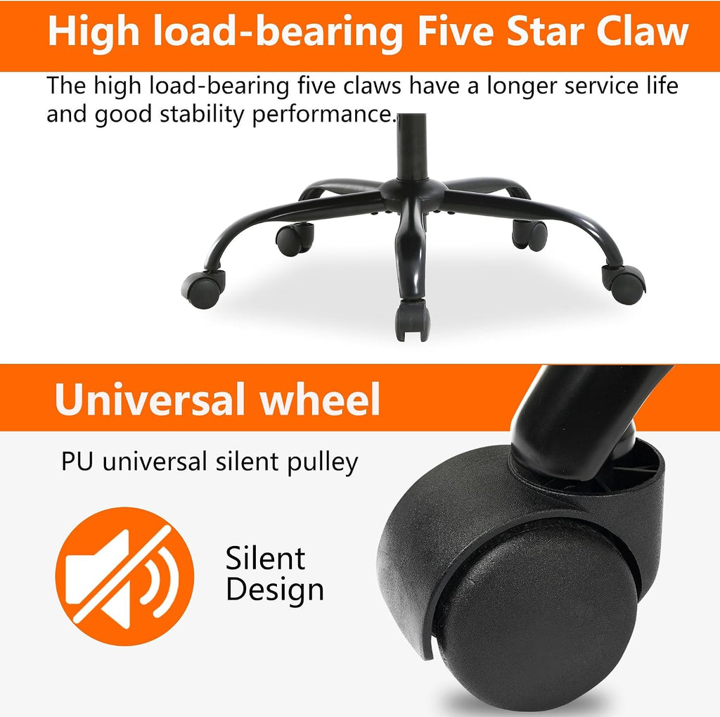 Gaming Chair, High Back PU Leather Gaming Chairs Computer Chair with Headrest & Lumbar Support, Height Adjustable Wide Seat Gaming Chairs for Adults, Game Chair with Footrest & Armrest